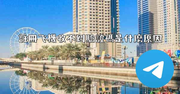 <b>註冊飞機收不到驗證碼是什麼原因</b>