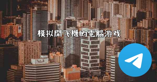 模拟開飞機的電腦游戏