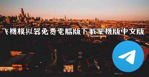 飞機模拟器免费電腦版下載單機版中文版