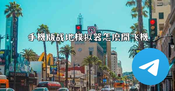 手機版战地模拟器怎麼開飞機