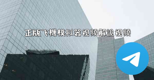 正版飞機模拟器视频解說视频