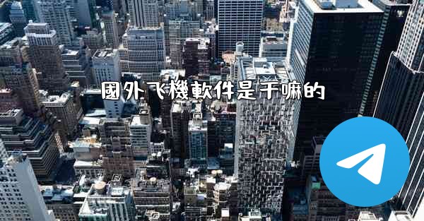 國外飞機軟件是干嘛的