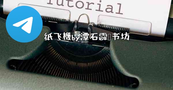 纸飞機by潭石霹雳书坊