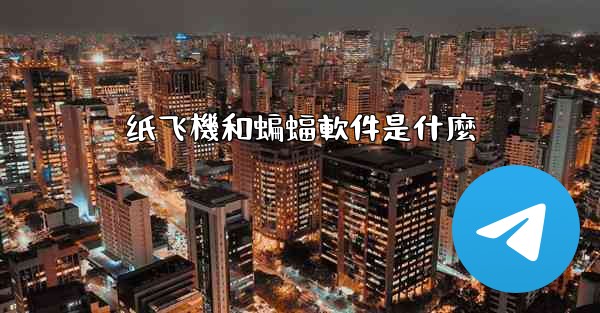 纸飞機和蝙蝠軟件是什麼