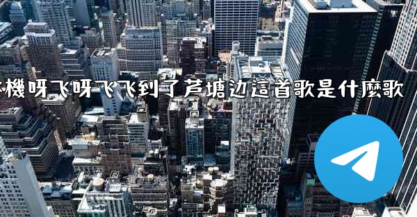 我的纸飞機呀飞呀飞飞到了芦塘边這首歌是什麼歌