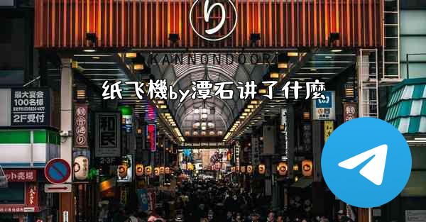 纸飞機by潭石讲了什麼