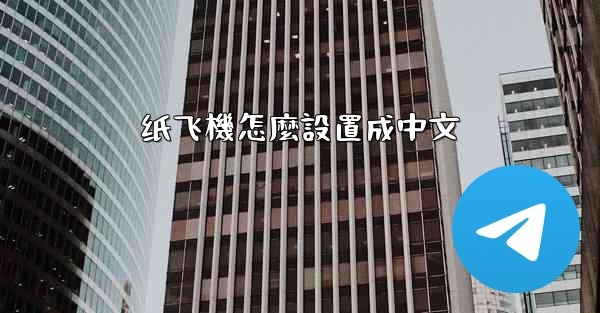 纸飞機怎麼設置成中文