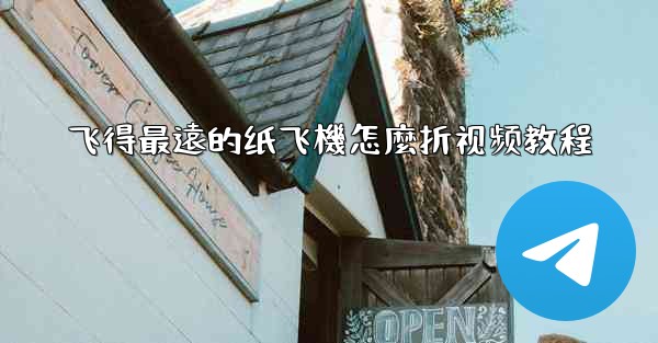 飞得最遠的纸飞機怎麼折视频教程