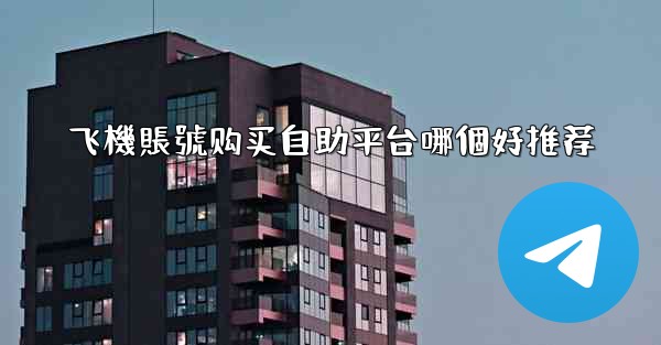 飞機賬號购买自助平台哪個好推荐