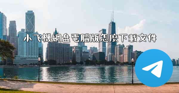 小飞機網盘電腦版怎麼下載文件