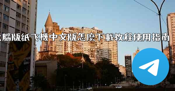 電腦版纸飞機中文版怎麼下載教程使用指南