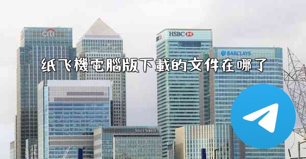 纸飞機電腦版下載的文件在哪了