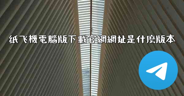 纸飞機電腦版下載官網網址是什麼版本