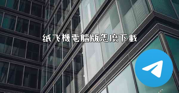 纸飞機電腦版怎麼下載