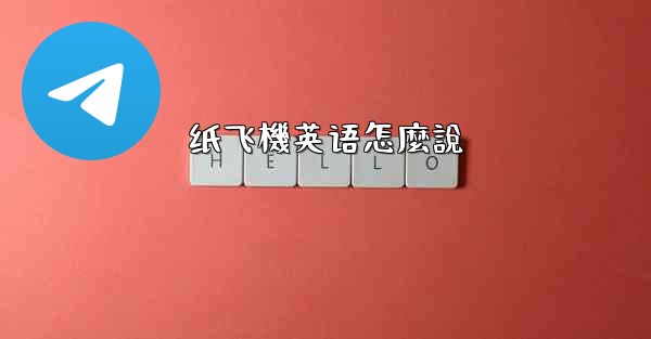 纸飞機英语怎麼說