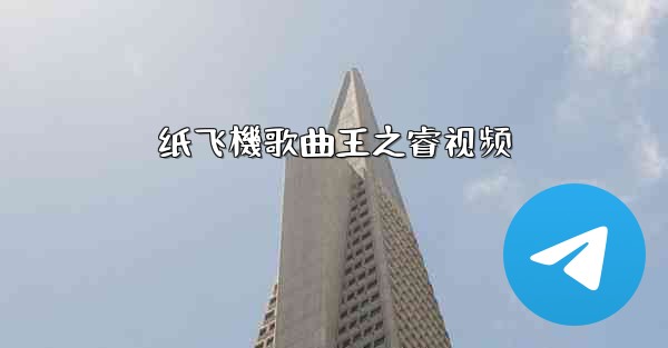 纸飞機歌曲王之睿视频