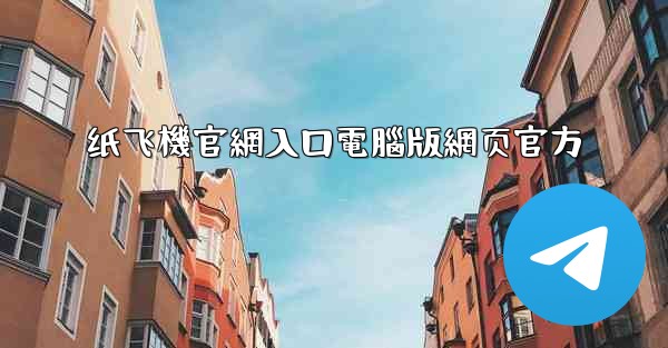 纸飞機官網入口電腦版網页官方