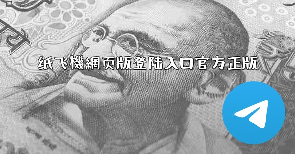 纸飞機網页版登陆入口官方正版