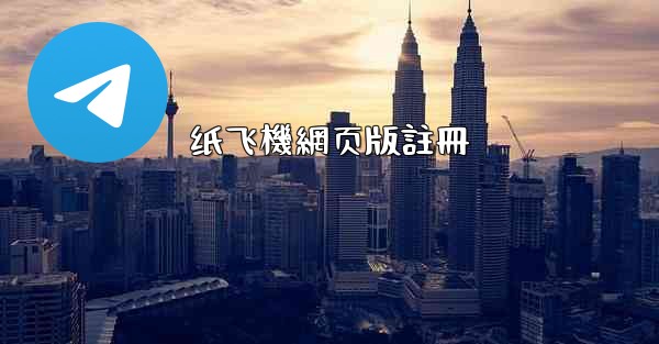 纸飞機網页版註冊