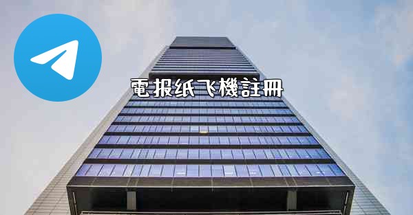 電报纸飞機註冊