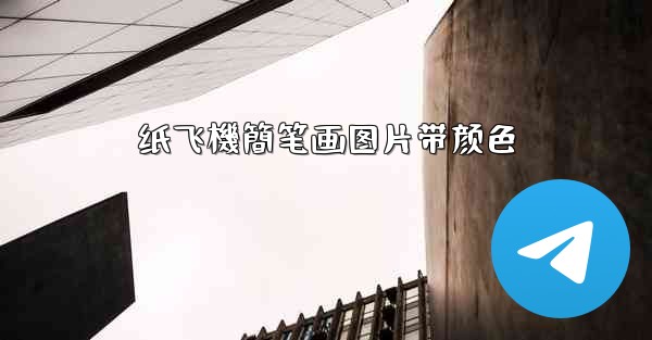 纸飞機簡笔画图片带颜色