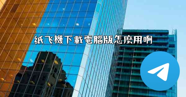 纸飞機下載電腦版怎麼用啊