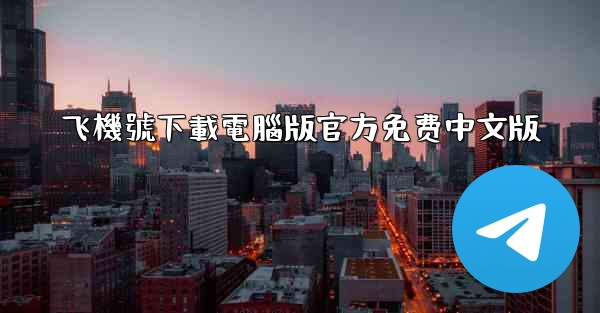 飞機號下載電腦版官方免费中文版