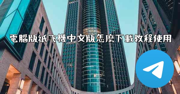 電腦版纸飞機中文版怎麼下載教程使用